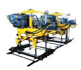 YD-22型液壓搗固機,雙導柱框架結構,單缸升降方式